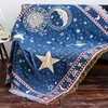 Aggcual Esthetic Boho Throw Deken Dubbelzijdig Sofa Handdoek Gebreide Dekens Slaapkamer Bedspread Cover Nordic Tapestry Carpet XT11