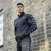 Printemps et automne nouveau costume de sport en coton jogger mode veste à glissière plus pantalon décontracté pour hommes marque vêtements pour hommes Y0831