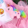 DHL Unicorno Peluche Morbido Peluche Popolare Cartoon Doll Animale Cavallo Piccolo Ciondolo Giocattoli per Bambini Ragazze