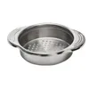 Stainless Steel Food Can Strainer Sieve Tuna Press Lid Oil Remover Drainer Can Water Filter Colander Kichen Tool