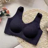 Women's Sexy One-Piece Lace Seamless No Steel Ring Fitness Sports Bra Gathers Comfortable Beautiful Back Yoga Underwear Outfit