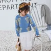 Bebek Erkek Kız Giysileri Sonbahar Kış Pamuk Örme Kazak Moda Çocuk Kaktüs Desen Kazak Çocuk Giyim 210417