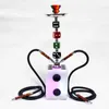 50Cm Tall Hookah Glass With Light Double Tube Fashion Dice Water Smoking Cigaret Filter Holder Tobacco Pipes Portable 2021 Smoke Accessories In Stock