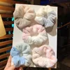 Large Pony Tails Holder Korean Style Headdress Rabbit-like Plush Intestine Hair Ring Autumn and Winter New Ins Girl nice accessories mixed Color