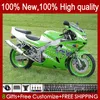 Kawasaki Ninja ZX-6R ZX600C ZX 6R 636 600CC 600 CC 94-97 Body 50HC.113緑色の工場BLK ZX-636 ZX600 ZX 6 R ZX600 ZX 6 REA 1997 1997 ZX6R 94 95 96 97フェアリングキット