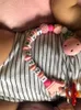 1 st Rosa Silikon Personlig Namn Baby Pacifier Clips Crochet Pärlor Crown Chain Holder Dusch Present Pacifiers #