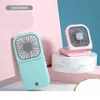 Ventilador eléctrico portátil plegable de escritorio mini bolsa de carga USB cuello colgante ventilador eléctrico de mano hogar viaje al aire libre 3000 mah batería fuente de alimentación móvil