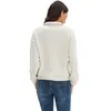 Hoge kwaliteit katoenen mode lange mouw draai de kraag Sweatshirt bedrukte dames Tops en blouses Blusas M30107 210526