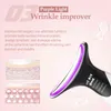 CkeyiN Ultrasonic Neck Massager Face Lifting EMS Micro-Currents Anti Wrinkles Tightening Pon Therapy Beauty Instrument 220114