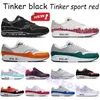 Men plataforma esportes de tênis de corrida de corrida Orange Orange Green Bred Tinker Black White Time Pack Pack Leopard Tiger Live Together Women Women Sneakers