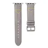 Designer Horlogeband voor Apple Watch Band 38mm 40mm 42mm 44mm Iwatch 5 4 3 2 Serie Banden Luxe PU Lederen Band Bracelet Fashion Letter Printed Watchbands
