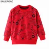 SAILEROAD un petit garçon sweat-shirts à manches longues véhicule camion voiture enfants garçons hauts automne sweats à capuche pour enfants chemises 211029