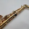 كوكب المشتري JAS-769-II Alto EB TNE SAXOPHONE E Flat Musical Inve Brass Gold Lacquer Sax مع القضية والاكسسوارات