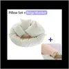 Caps Hats Aessories Baby, Kids & Maternity4Pcs Pillows + 1Pc Wrap Blanket Pography Props Set Solid Color Infant Born For Studio Drop Deliver