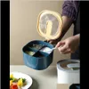 ハウスキーピング組織ホームGardenmulti-compartment ellositeモダンなスタイルの調味料jar塩シェーカースプーンキッチンオーガニゼル