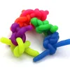 DHL Fidgets Sensory Toys 9 in Monkey Noodle Stress Reliever Speelgoed voor Volwassenen Kinderen Jongens Meisjes met Adhd of Autisme Reis Games Gift Idee 1 stks