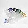 Rökning Hosah 14mm 18mm Glass Bowls Blanda färg Bong Bowl Man Piece For Water Pipe Dab Rig Silicone Nectar