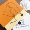 Luxurys fashion Necklace Designer necklaces high quality jewelry couple Pendant Gift versatile set 6 colors available9718543