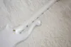 6 sznurków Niezwykła biała gitara elektryczna z rzeźbionym korpusem CNC, złotym sprzętem, wysokiej jakości