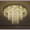 Plafondverlichting 3 lagen kristallen lamp moderne plafonnier AC110V 220v LED-licht woonkamer