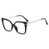 Óculos de sol moda feminina azul luz óculos 2022 gato olho designer senhoras flexíveis Ópticas óculos quadro UV400