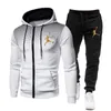 Nieuwe Mannen Vrouwen Mode Hoodie Sportkleding Kleding Jogging Casual Trainingspak Heren Running Sport Pakken en Broek 2 Stuks Sets shirt