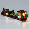 DIY LED Aydınlatma Kiti Sadece Lego 10254 Noel Kış Tatil Tren Tuğla Oyuncak Için