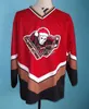 CALGARY HITMEN WHL NOIR PREMIER HOCKEY JERSEY Broderie cousue Personnaliser n'importe quel numéro et nom Maillots