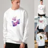 sudadera con capucha blanca joven