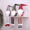 Hang been Kerst Zweedse beeldjes Handgemaakte Kerstmis Gnome Faceless Pluche Pop voor Ornamenten Giften Kinder Kerstmis Decoratie