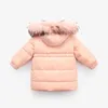 2021 мальчик зимняя куртка дети утка вниз пальто новый мальчик парки утолщение теплые детская одежда с капюшоном девушка с капюшоном 3-10Y H0917
