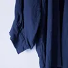 ジョニーチュアコットンリネンソリッドカラーOネックオールマッチの女性Tシャツ秋レトロ快適な長袖プルオーバーT-Shirs 210521
