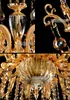 Vintage Żyrandol światła Oprawa Duże Luksusowe Kryształ Złoty Wisiorek Lampa Do Salonu Dinging Room Foyer Oświetlenie wnętrza