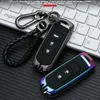 Galvanized Alloy Car Key Case For 3 6 Axela CX-5 CX-7 CX3 CX5 CX7 CX9 RX8 MX Smart Remote Fob Cover Keychain Protector Bag