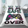 Gamepad-Bettwäsche-Set für Jungen, Queen Modern Gamer Trösterbezug, Videospiel-Bettdecke, Kinderbettwäsche 210615