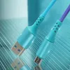 Высокоскоростной USB кабель радуги плетеный нейлон 2А 1 м 3 фута типа C Зарядная шнур красочный мобильный телефон противоскольжения данными кабеля кабеля для Samsung LG Huawei телефоны высочайшего качества