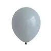 82pcs Pastel Gris Blanc Ballon Guirlande Kit Métallique Argent Feuille D'aluminium Ballon De Mariage Fête D'anniversaire Baby Shower Décoration 211216