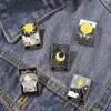 moon pin badge