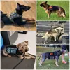 Hulphond in training/werk/stress Angstreactie Geborduurde haaklus Moraalpatches Borduurpatches voor tactische honden Harnas Rugzak Groothandel A255