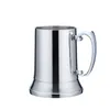 Tankard Stein Double Wall Stainless Steel Beer Mug Cocktail Breakfast Milk Mugs with Handgrip Coffee Cup Bar Tools Drinkware 210409