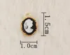 Fashion Jewelry 10pcs 15 10mm Oval Gold Color Beauty Head Lady Cameo Charms For DIY Bracelet Jewelry Finding hand made4591796