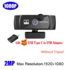 Webcam 4 K 1080 P 2 K Full HD Kamera PC Bilgisayar Dizüstü Bilgisayar Için USB Cam Mikrofon AutoFocus Web Camara Webcamera Webcam