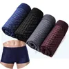 5 teile/los Männer Höschen Shorts Unterwäsche Mann Boxer Sommer Weiche Mesh Atmungsaktive Sexy Jugend Boxer Bambus Solide Slip Unterhose H1214