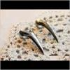 Jewelryfashion Jewelry Retro Rock Talon Claw Spike Band Gothic Punk Vintage Claws Nail Rings Midi Finger Drop Delivery 2021 Xc7Jw