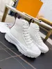 2022 Women Luxury Designers Squad Sneaker Boots Plataforma High -Top Casual Shoes Sapas Tamanho dos EUA 4-11