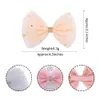 Baby Girls Tulle Star Barrettes hairpins Hair Bow Barrette Kids Paillette Hairpin Clips Clip With whole wrapped Boutique Bows Bling Hair Accessories YL111