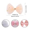 Bébé filles Tulle étoiles Barrettes épingles à cheveux cheveux arc Barrette enfants Paillette épingle à cheveux clips pince avec tout enveloppé Boutique arcs Bling cheveux accessoires YL111