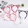 New LED Cat Ear Headband Light Up Party Glowing Supplies Girl Flashing Hair Band Concet Cheer Xmas Gifts Environment-friendly plush