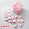 Kinder-Gummi-Dosen-Baby-koreanische Blumen-Haar-Kreis, kleine Mädchen-Haare gebunden, niedliche Stirnband-Accessoires