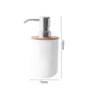 Enkel Bambu och Trä Tvålflaska Shampoo Dusch Gel Dispenser Hand Sanitizer Bottling Badrum Förvaring Tillbehör 211206